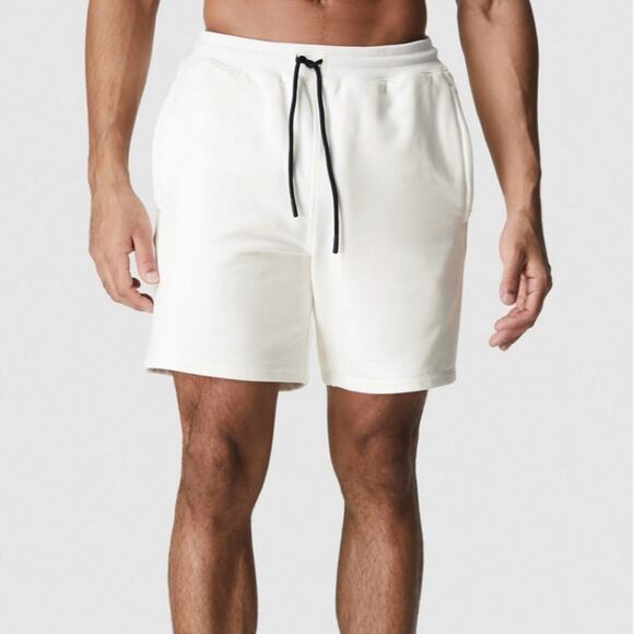 FABLETICS Bone The Courtside Shorts French Terry Relaxed Fit Bottoms‎ Size Large - Picture 1 of 15